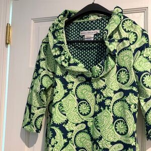 Gretchen Scott plentiful paisley blouse Large